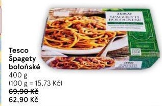 Špagety Bolognese Tesco