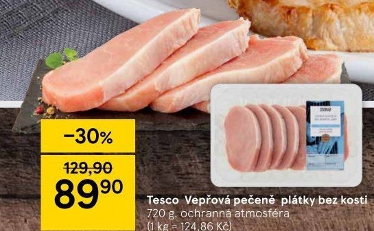 Vepřová pečeně bez kosti Tesco