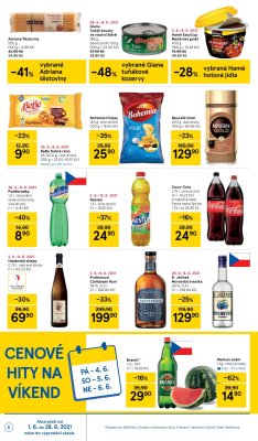akční leták Tesco 2.6.2021-8.6.2021