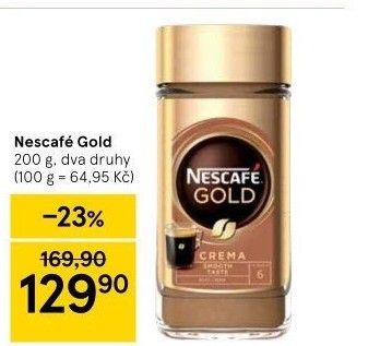 Instantní kávy Nescafé Gold