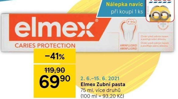 Pasty na zuby Elmex