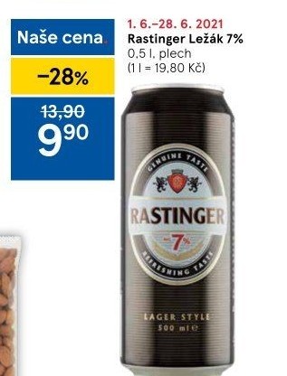 Pivo ležák Rastinger