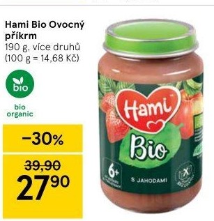 Příkrm ovocný BIO Hami