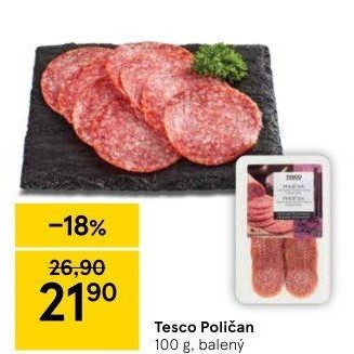Salám Poličan Tesco