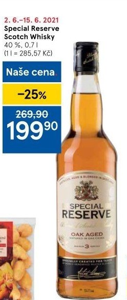 Whisky skotská Special Reserve
