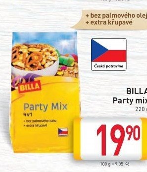 Krekry Party mix Billa