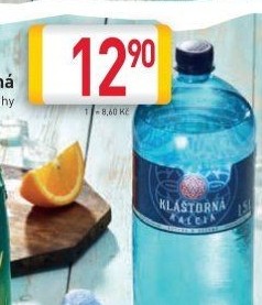 Minerální voda kalcia Kláštorná