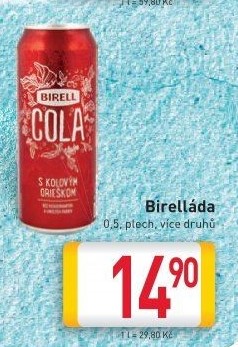 Nealkoholické pivo ochucené Birell