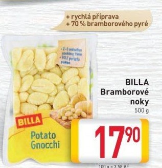 Noky bramborové Billa