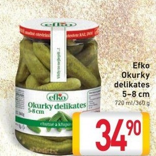 Okurky delikates Efko