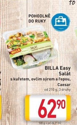 Salát s kuřetem Easy Billa