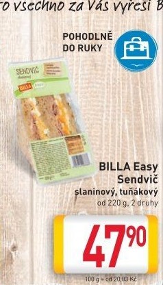 Sendvič Easy Billa