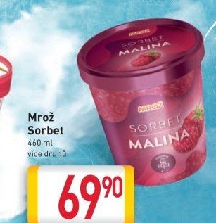 Sorbet v kelímku Mrož Prima
