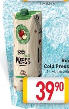 Šťáva 100% čerstvá Rio Cold Press