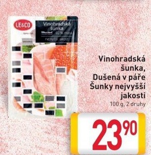 Šunka vinohradská nejvyšší jakosti LE&amp