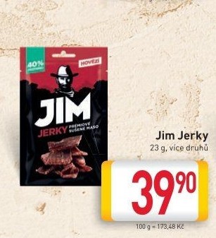 Sušené maso Jim Jerky