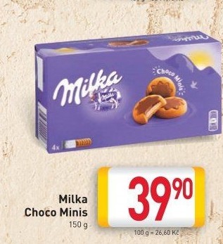 Sušenky Choco Minis Milka