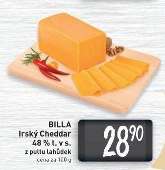 Sýr Cheddar irský Billa