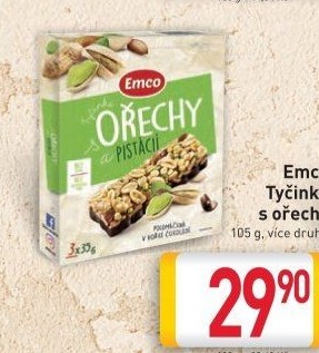Tyčinka s ořechy Emco