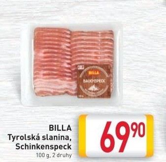 Tyrolská slanina Billa