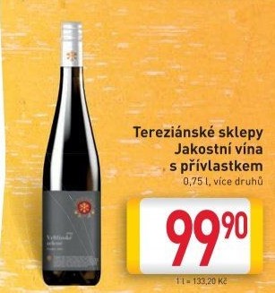 Vína Tereziánské sklepy - přívlastková