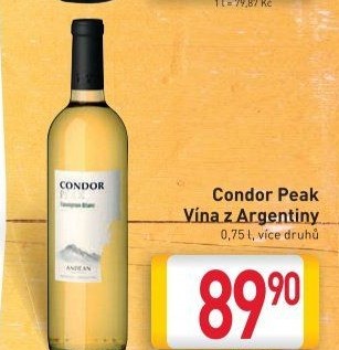 Víno Condor Peak