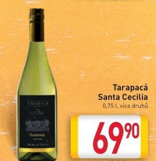 Víno Santa Cecilia Tarapaca