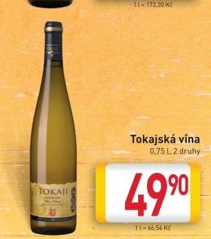 Víno Tokaji