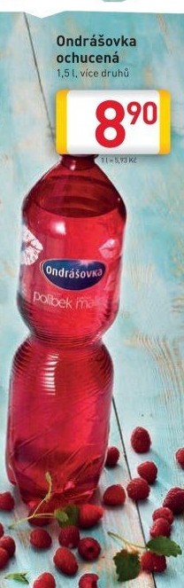 Voda ochucená Ondrášovka