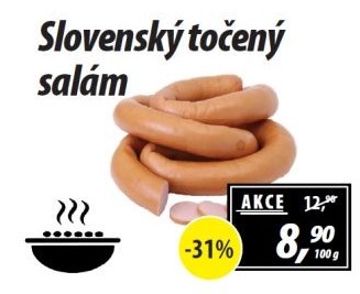 Salám slovenský točený