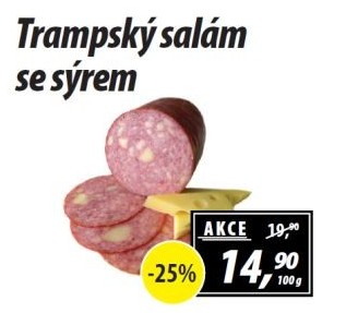 Salám trampský se sýrem