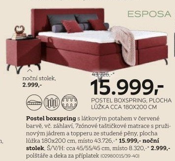 POSTEL BOXSPRING