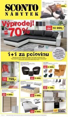 akční leták Sconto nábytek 4.6.2021-1.7.2021