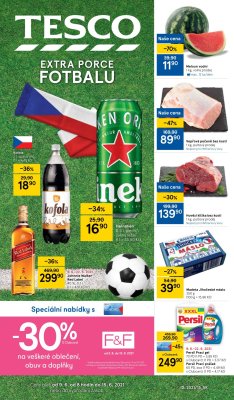 akční leták Tesco 9.6.2021-15.6.2021