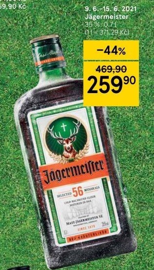 Bylinný likér Jägermeister