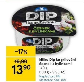 Dip ke grilování Milko