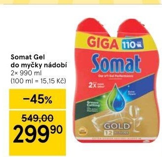 Gely do myčky Somat