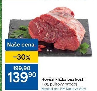 Hovězí přední bez kosti - kližka