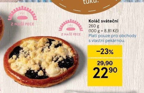 Koláč sváteční