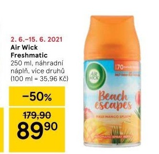 Osvěžovač vzduchu Freshmatic Air Wick - náplň