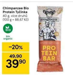 Proteinová tyčinka bio Chimpanzee