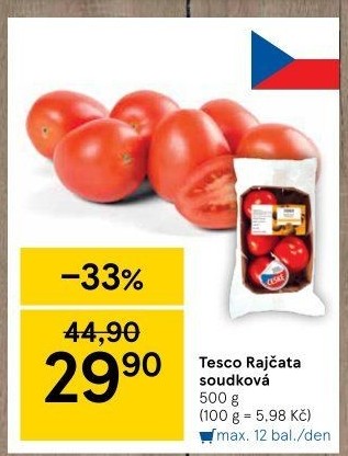Rajčata soudková Tesco