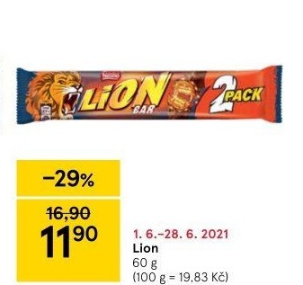 Tyčinka Lion Nestlé