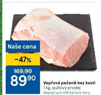 Vepřová pečeně bez kosti