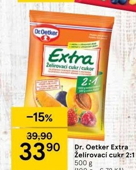 Želírovací cukr Extra Dr. Oetker