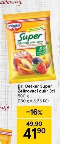 Želírovací cukr Super Dr. Oetker
