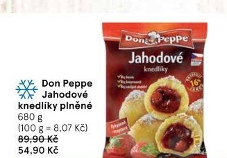 Plněné knedlíky mražené Don Peppe