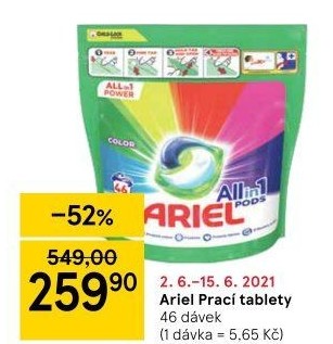 Prací kapsle Ariel