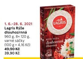 Rýže dlouhozrnná Lagris