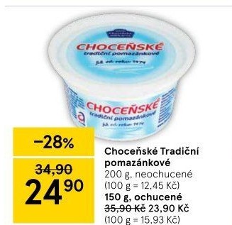 Tradiční pomazánkové Choceňské